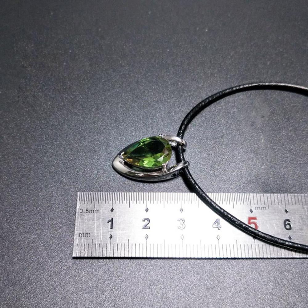 V-Form Farbwechsel Diaspore Anhänger Halskette Echt 925 Sterling Silber Zultanit Edlen Schmuck Für Frauen Freie Kette