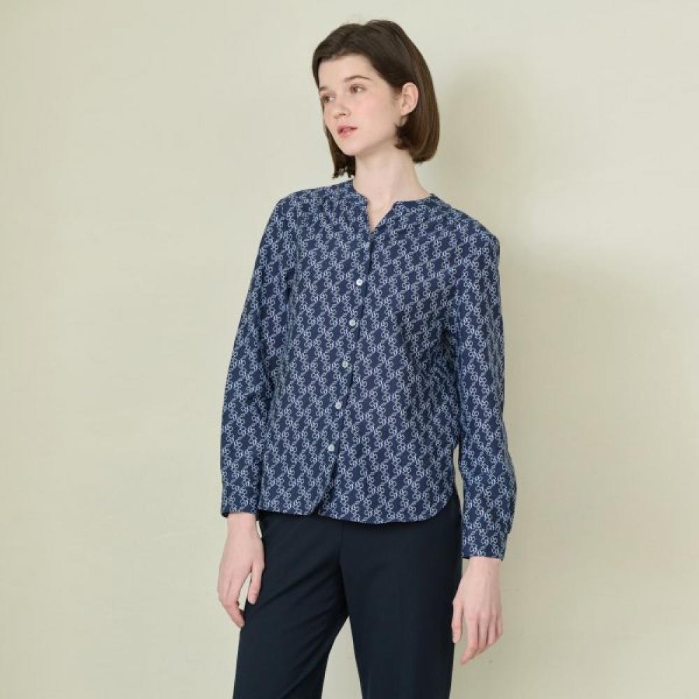 BCBG Chain Print Blouse B4s2b424