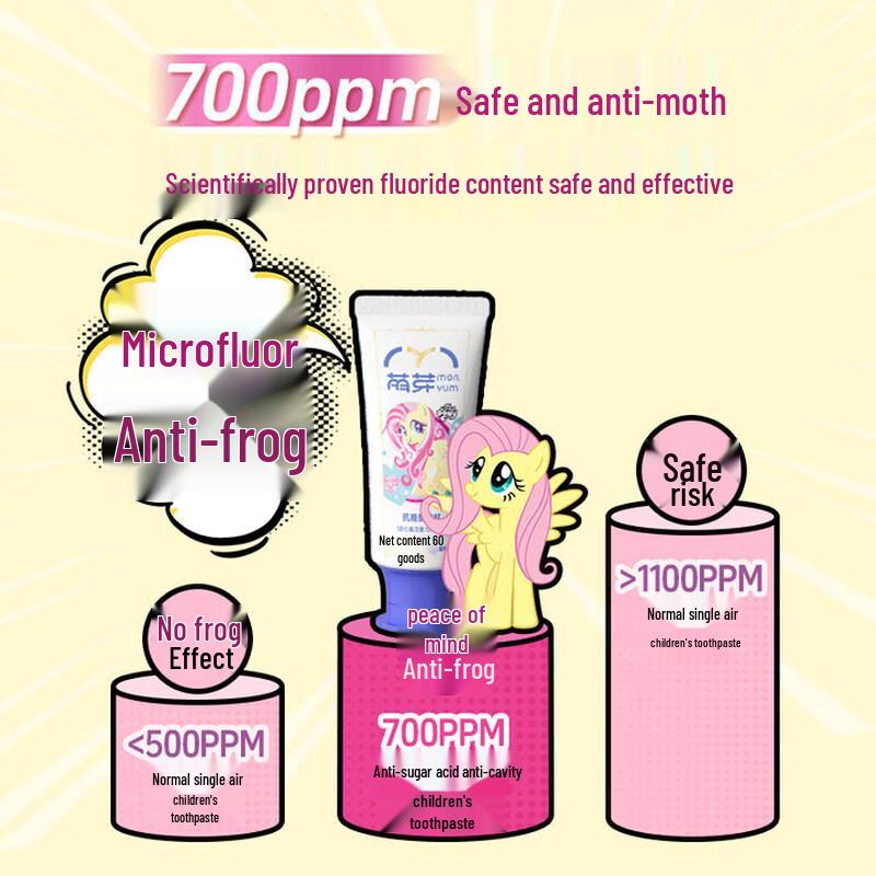 Leng Suan Ling Kids' Fluoride Toothpaste, Peach Flavor (2-6 Years)