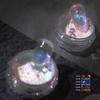 Brokat do paznokci Aurora Ice Przezroczysty Laserowy Tęczowy Lustrzany Pigment Żelowy Proszek Chromowany Urok do Paznokci Lakier Żelowy Artystyczne Dekoracje Materiały