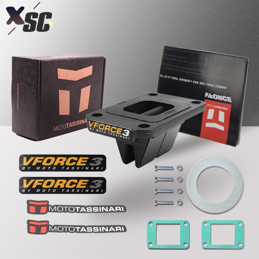 

Reed Valve V384A Carbon Fiber Air Intake System Motocross For Kawasaki KX85 Motorcycle Parts Vforce3 KX 80 100 For Suzuki RM100 1 SET