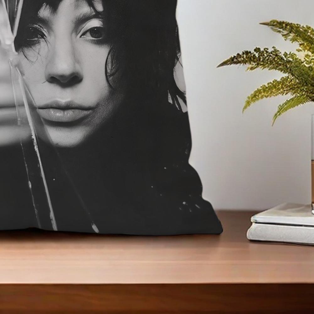 Singer L-Lady G-Gaga M-Mayhem Cushion For Bedroom Car Coffee Shop Room Soft And Living Room Sofa Decorative Pillow Cover Case
