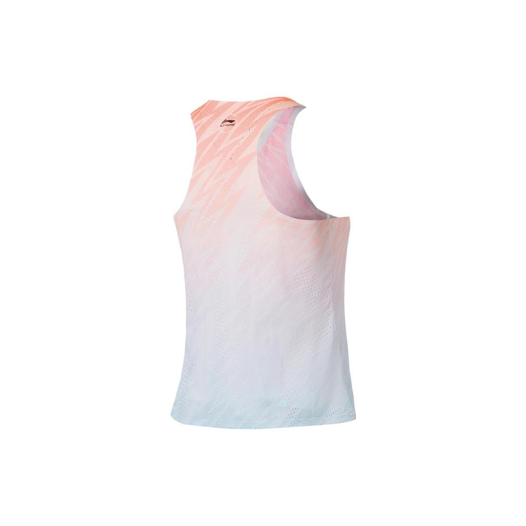 Li Ning Laufserie Farbverlauf Sportweste Damen Tops Hellblau AAYS038-2