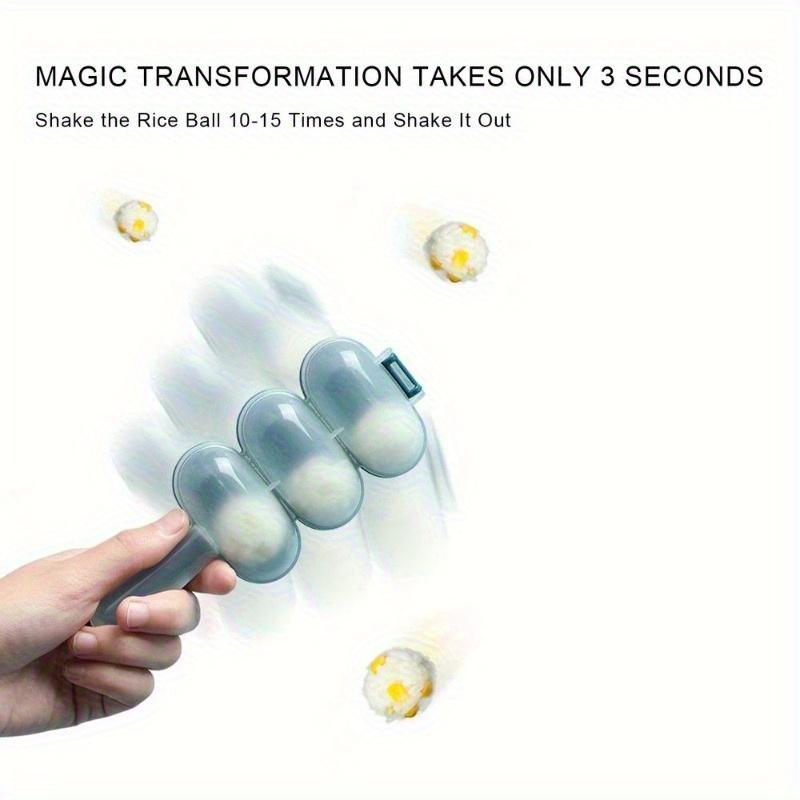 2pcs/set DIY Rice Ball Mold, 3-in-1 Rice Ball Shaker Kit, Creative Rice Ball Maker, Suitable for Lunch Boxes and Kitchen Use