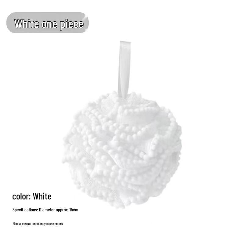 

Premium Pearl Bath Loofah: Large, Luxurious Bathing Sponge for Women