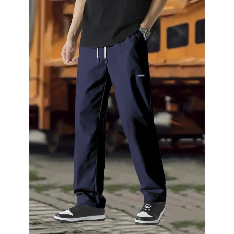 Herren Leichte Hosen Lässige Lockere Sporthosen Herren Lässig Dünne Gerade Hosen Herren Mode Outdoor Jogginghosen