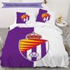 Set Copripiumino Trapuntato con Fantasia Real Valladolid Federa Decorazione per la Casa Regalo di Compleanno (1 * copripiumino + 2 * federe senza imbottitura)