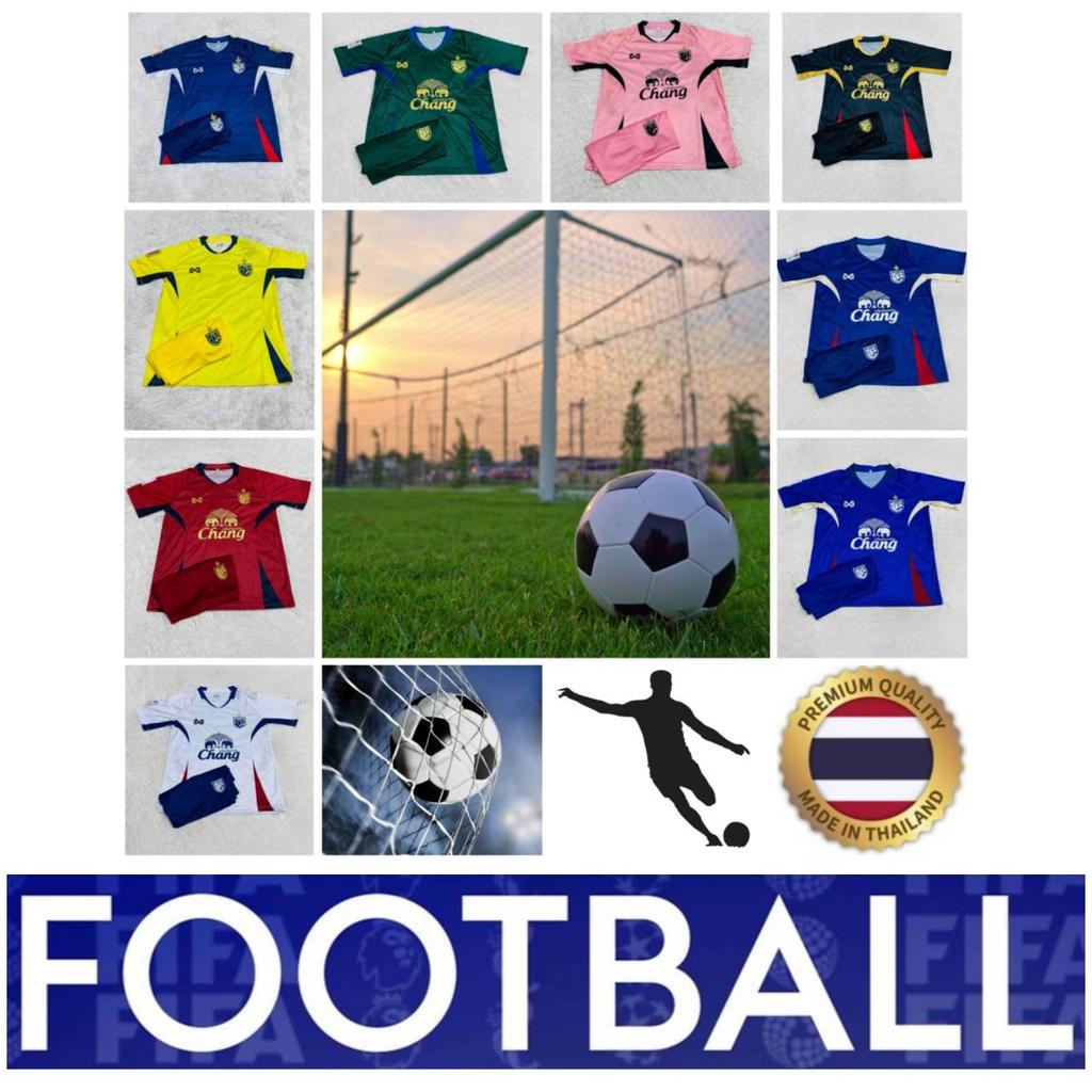 Thailand FOOTBALL SOCCER NATION TEAM JERSEY SHIRT HOME FAN Print Polo Unisex Men Women Quick Dry Short Sleeve Uniform Elephant Logo Sport