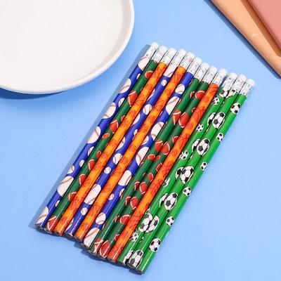Children's HB Pencil for Basketball & Football Fans - Special Gift for Primary Students
