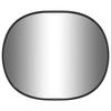 VidaXL Mural Miroir de Maquillage Coiffeuse Cosmétique Décoration de Chambre à Coucher Salle de Bain Salon Intérieur Noir 348221