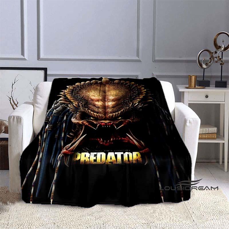 Alien Vs. Predator Printed Blanket Warm and Beautiful Flannel Soft and Comfortable Home Travel Bed Blanket Birthday Gift