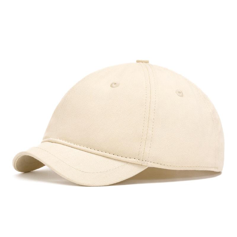 

Кепка с короткими полями бейсболка для мужчин весна-лето шляпа от солнца бежевый