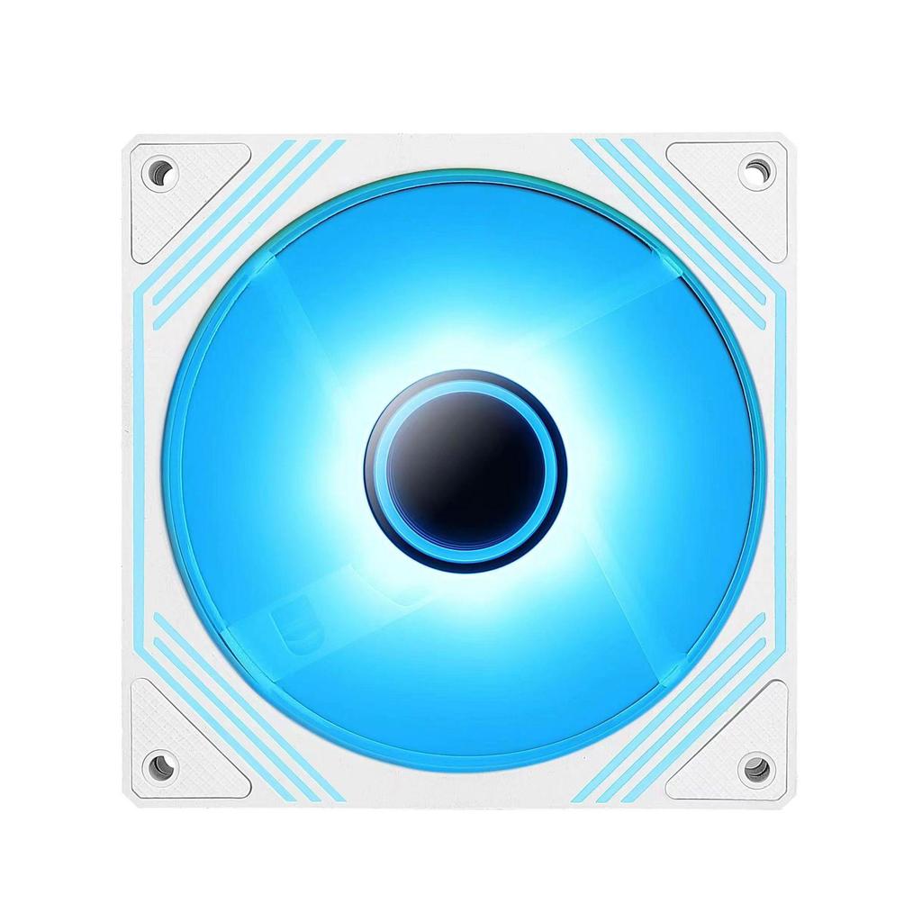 14cm Hydraulic Bearing Chassis Fan with RGB Sync, Shockproof Feet, and Silent Operation for PC Cases.