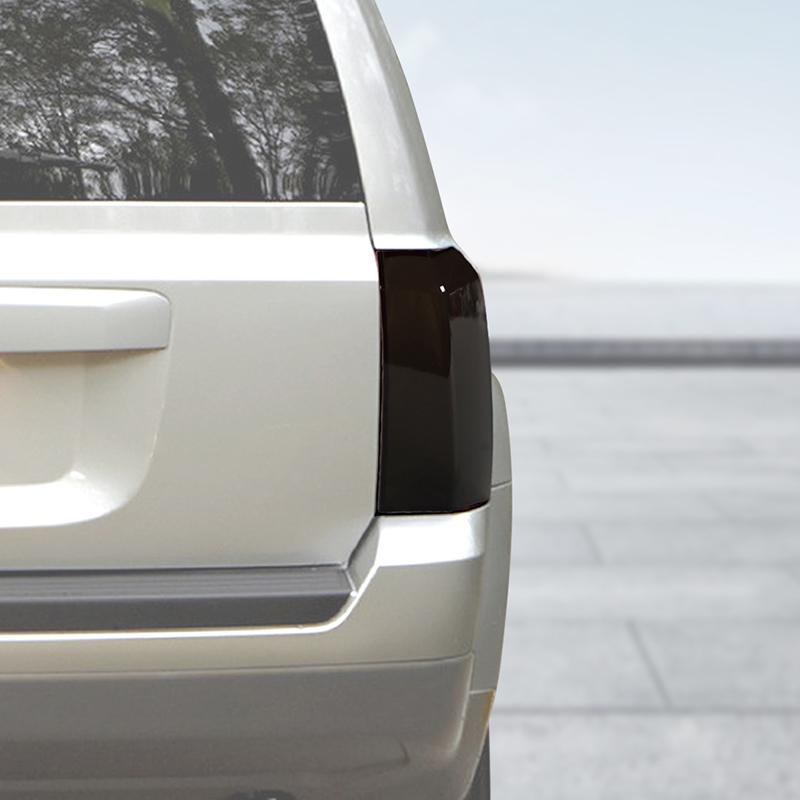 Car Tail Light Cover Taillight Decorative Stickers For Jeep Patriot  2011-2016 Car Exterior Accessories, Smocked Black
