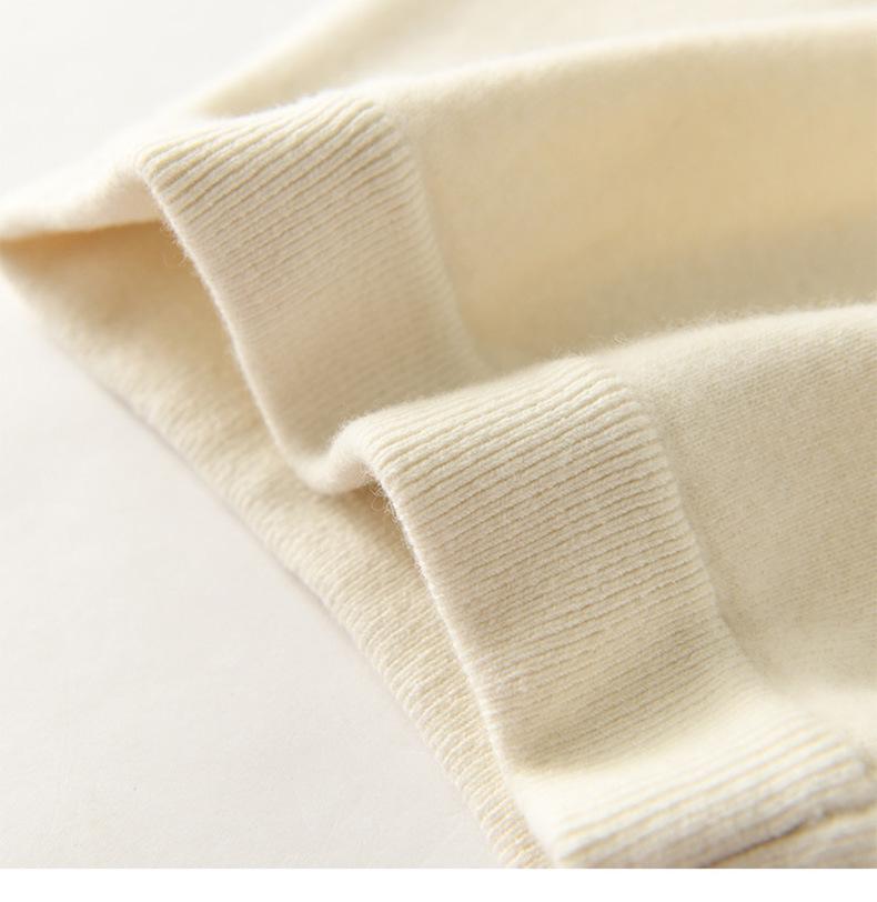 High-Waisted Slim Cashmere Knit Midi Skirt - Hip-Hugging 100% Wool Pencil Skirt for Women, Thickened for Autumn and Winter.