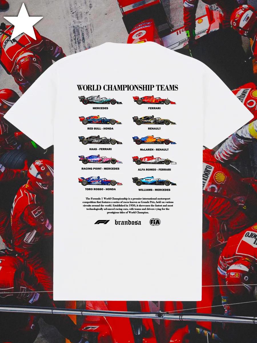 

Mercedes Ferrari back print T‑shirt M