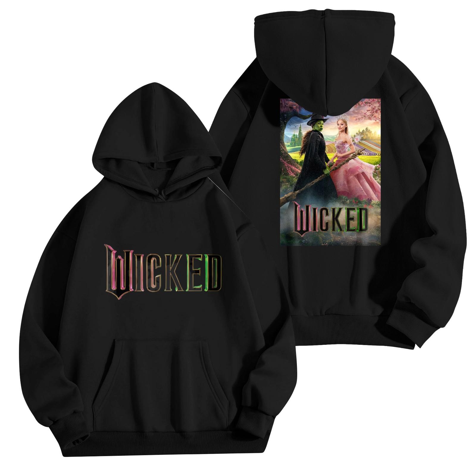 

Женская мода, легкий женский свитер с длинными рукавами и графическим принтом в виде карманов XXL чёрный