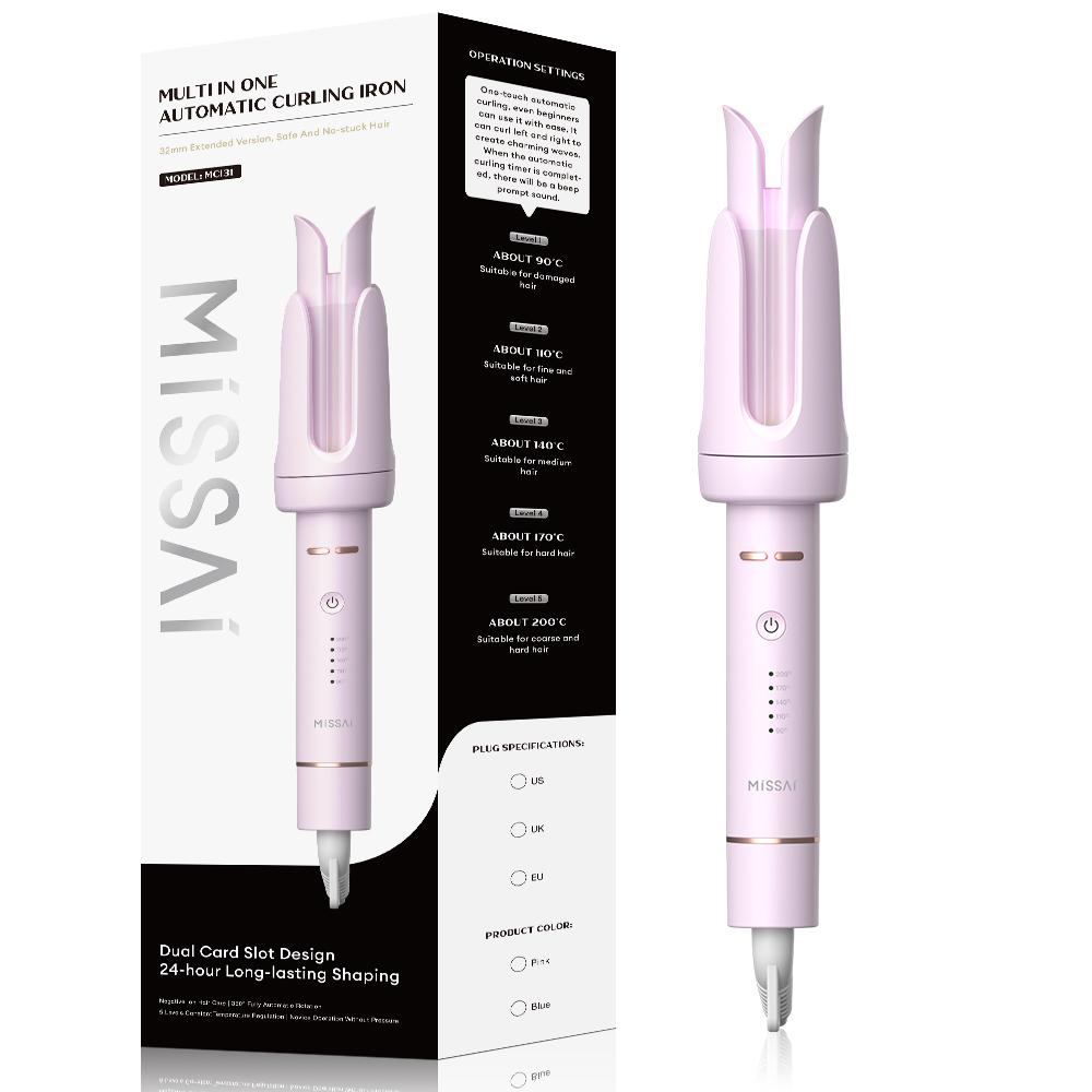 Professional Hair Curling Iron Wand Ceramic Electric Salon Styling Tool 5 gears temperature control Small Curly Crimping Iron