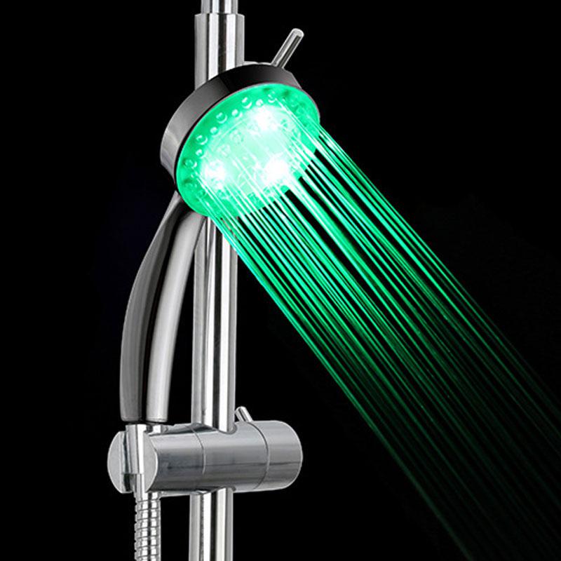Buy ShowerHead Changing Thread Colorful Solid LED Color Light 7 Batteryless Bathroom Automatic