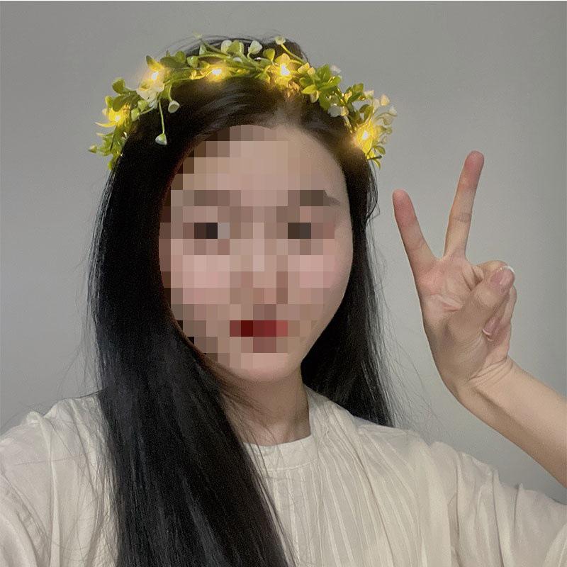 Luminous Feather Rabbit Ears Headband - Graduation Gift