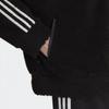 Adidas Originals Trefoil Logo Embroidered Striped Half-Zip Jacket Women Jackets Black HM2128