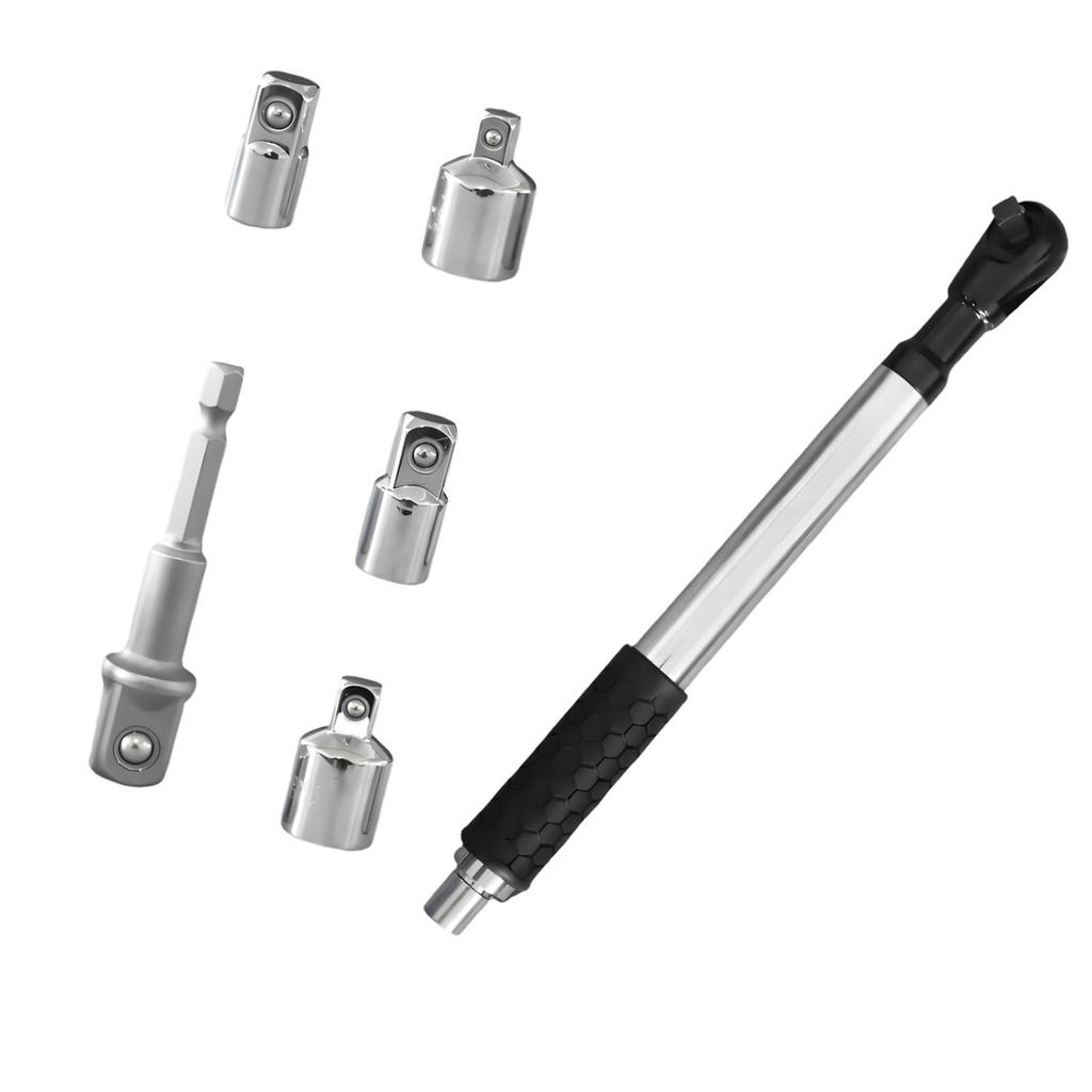 Black Grip 1/2 Drive Turning Tool Kit Includes Multiple Additions For Tight Areas