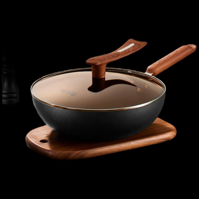 Chui Da Huang 32cm Titanium Iron Wok