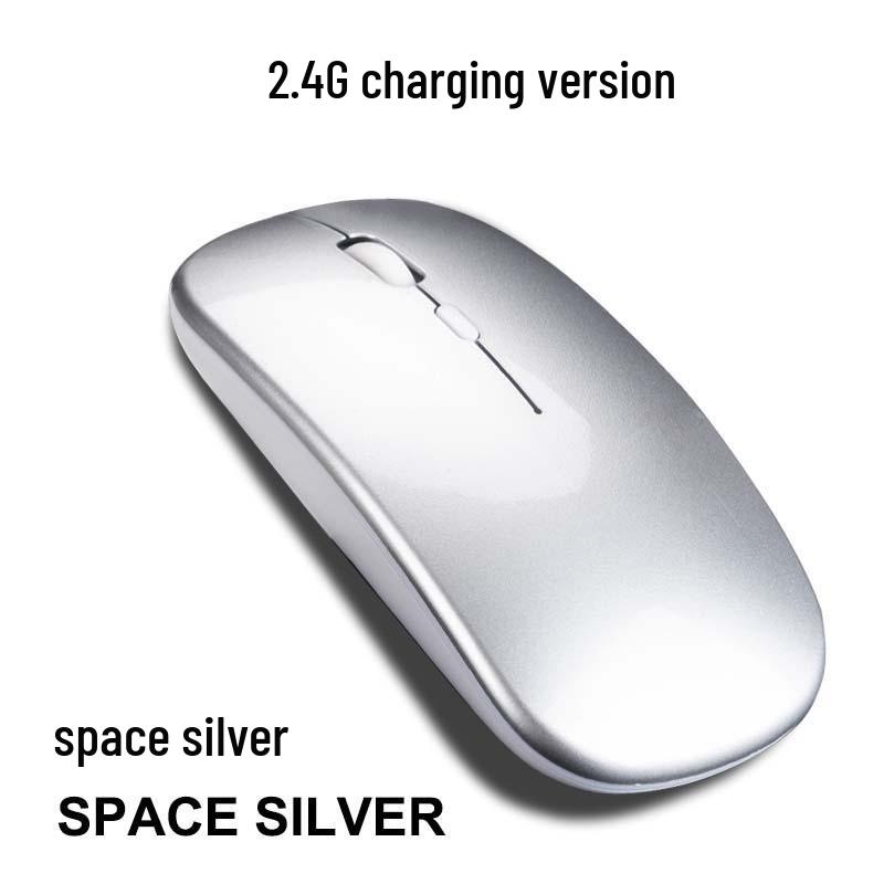 Kabellose Bluetooth-Maus mit leisem Klick und mehrfarbiger LED für Büro- und Laptop-Nutzung