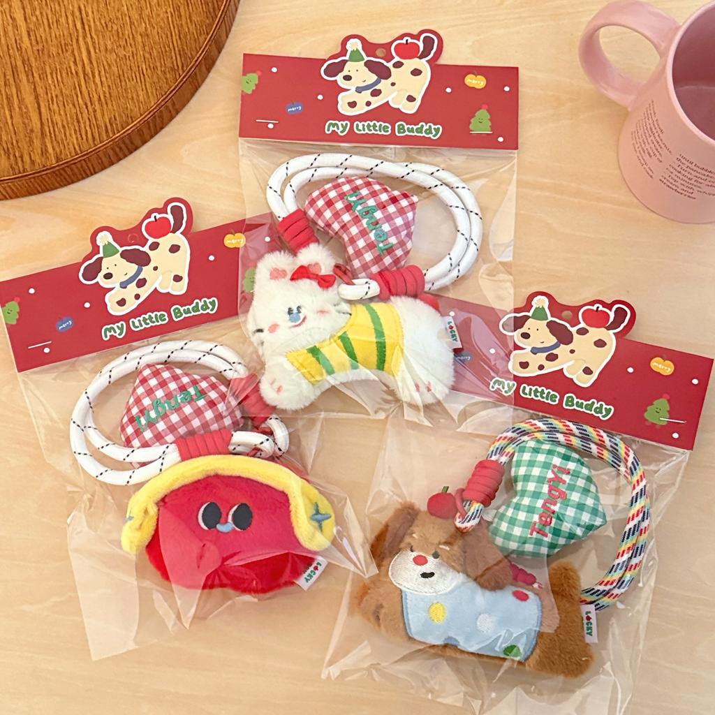 1/3 Pcs Creative Cute Cute Cartoon Doll Pendant Pendant Backpack Versatile Hanging Rope Pendant Keychain