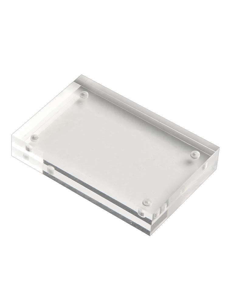 Thick 8+8mm Clear Acrylic Picture Frame with Convenient Magnetic Access