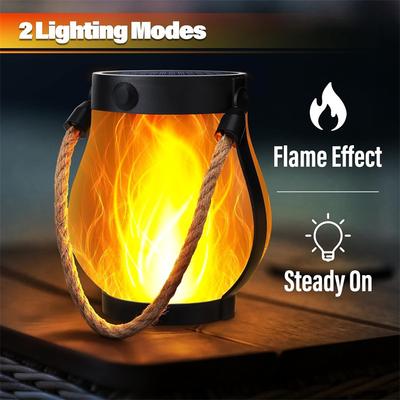 USB Rechargeable Solar Light for Home Hemp Rope Hanging Night Light for Outdoor Camping Garden Decorative Light