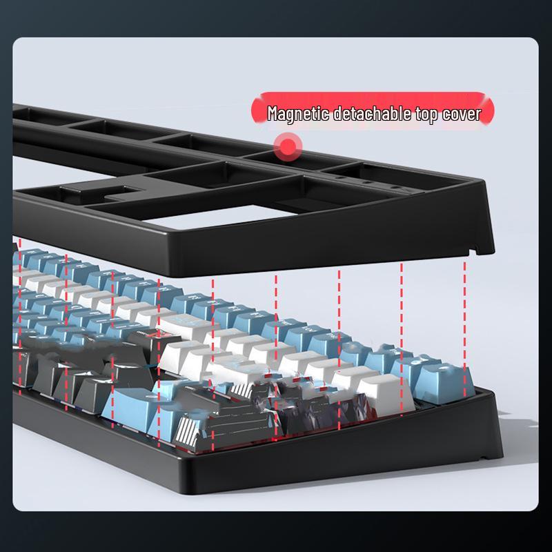 DIY Custom RGB Wireless Bluetooth Mechanical Keyboard Kit (84/61/68/87/98/100/108-Key)