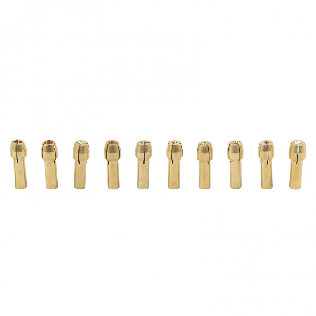 10 piezas para portabrocas de mini taladro 4.2/4.8mm Pinza de cobre para uso en herramientas rotativas