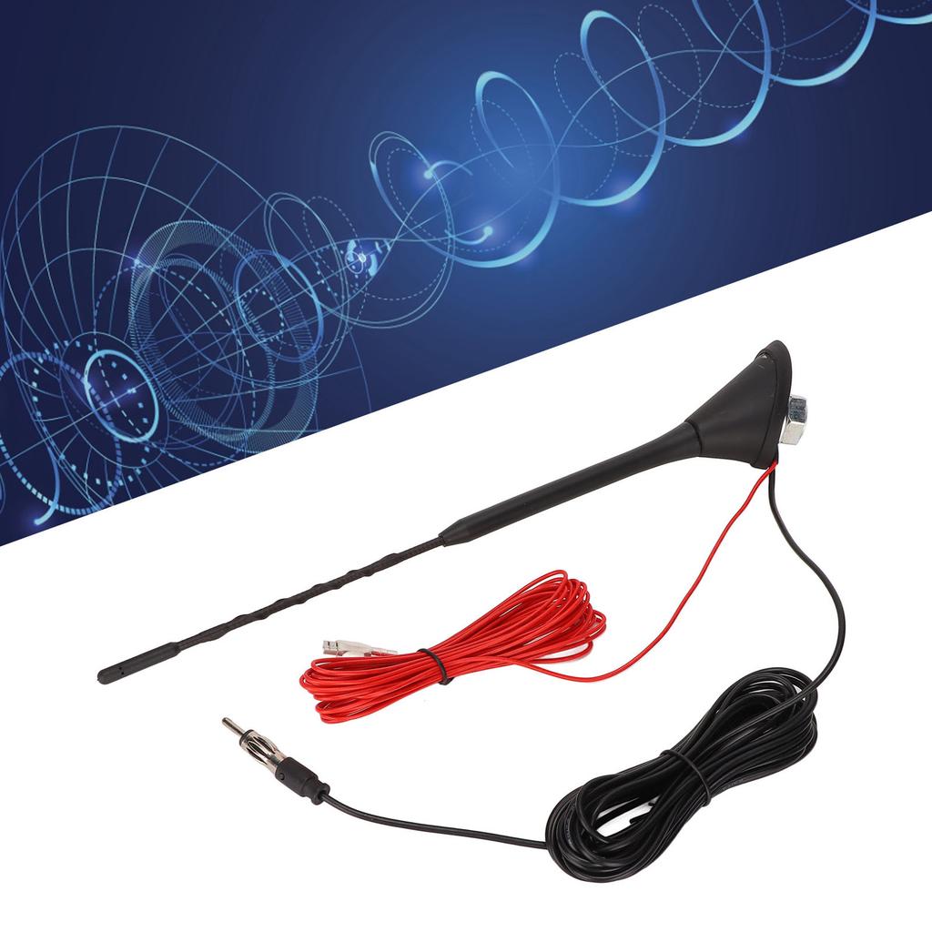 Univerzální FM AM autorádio Anténa s vysokým ziskem 87,5-108 MHz rádiová anténa pro auto