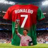 Maillot de Football Respirant Street Soccer T-shirt Décontracté Tee Homme Enfant Garçon Haut Cristiano Ronaldo 7 Séchage Rapide Garçon Cadeau Sport Haut