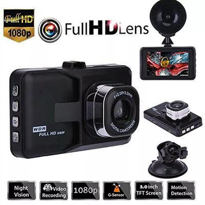 Car Dash Cam Dual Camera Full HD Video Recorder Vehicle Driving Recorder 170° Wide Angle G-Sensor Night Vision Loop Recording