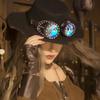 Kaleidoscope Goggles Steampunk Goggles Glasses Halloween Cosplay Party Costume Accessory Psychedelic Raves Goggles