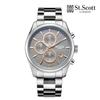 Seinteuseukoteuleondeon St3054M Chronograph Men'S Metal Watch