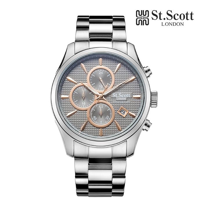 Seinteuseukoteuleondeon St3054M Chronograph Men'S Metal Watch