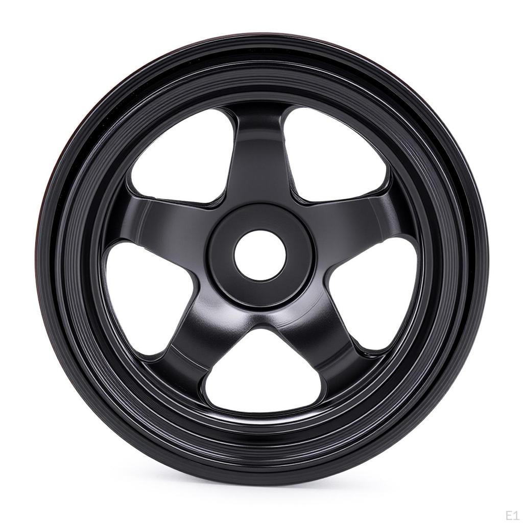 -quality, , Easy-to-install Aluminum Alloy Wheels with Hubs for 1/30 Scale RC SCX30.