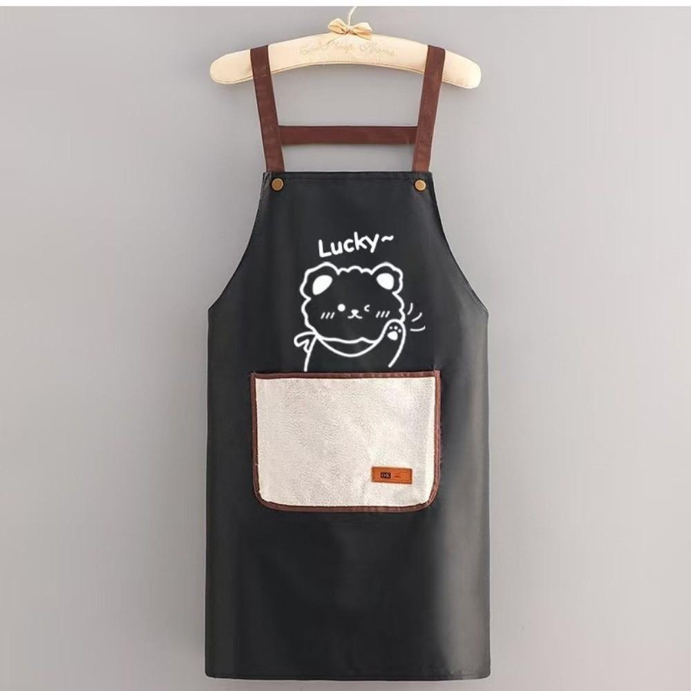 Waterproof Kitchen Apron Cartoon Household Apron Fashion Cooking Apron  Restaurant