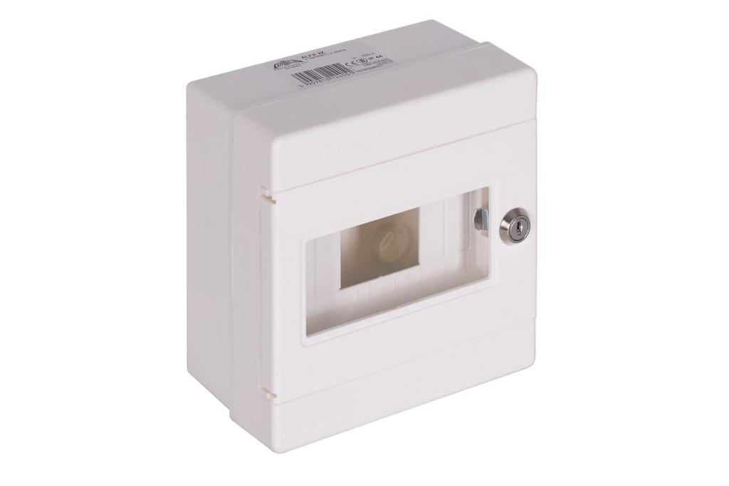ALFA 2 surface-mounted distribution board with housing with space for 7 -type protections