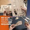 Ugears Serenity's Dream 70224 Wooden Puzzle, Crafts & Models, No Glue or Tools Required
