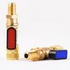Air Conditioning Refrigerant Ball Valve 1/4" SAE Straight Shut-Off Valve for R22 R410 Charging Hoses AC Refrigerant