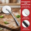 Smooth Rotating Professional Pizza Cutter Precision Edge Pastry Pizza Cutter  Bakery Catering