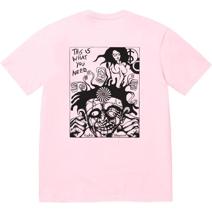 Supreme Fuckin Blowout Tee Light Pink
