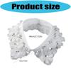 Lace Flower Detachable Collar With Beadwork Sequined Elegant Faux Collar Neck Accessory For Women Girl Daily Outfit