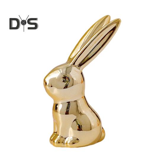 

Міні-керамічні фігурки тварин Мініатюрний кролик, кіт, лама, ананас, статуетка для декору полиці каміна. B