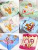 Cartoon Baby Double Layer Cloud Blanket for Newborns - Spring/Autumn Photography Blanket