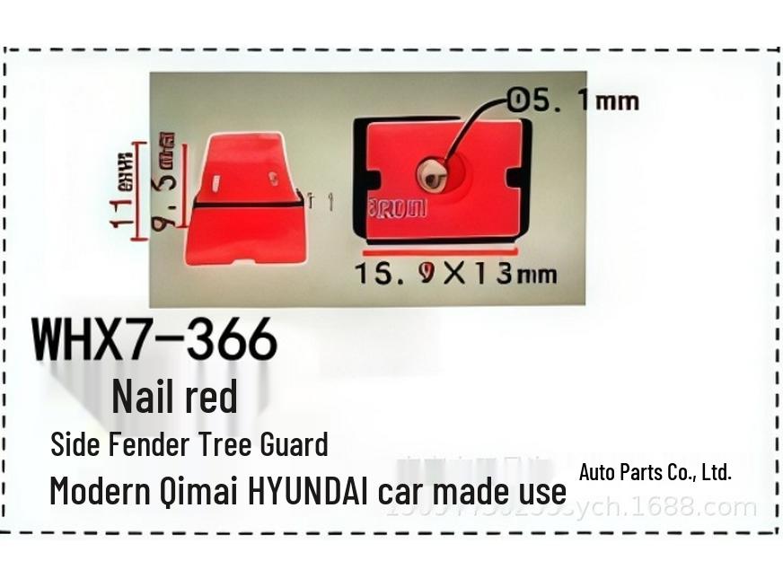 Toyota Car Fender, Side Guard, Door Trim, and Bumper Plastic Clips - Compatible with Multiple Models